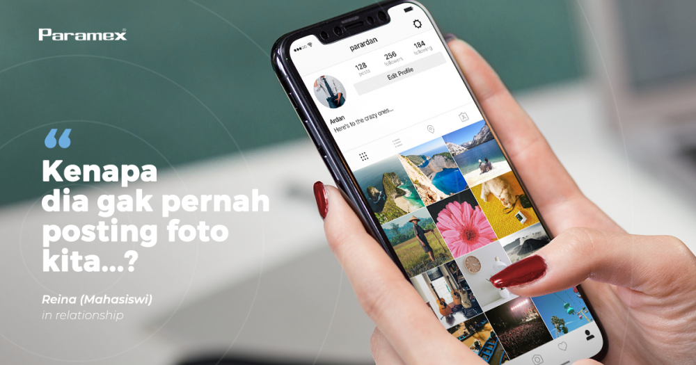 Alasan Pacar ngga posting foto di social media